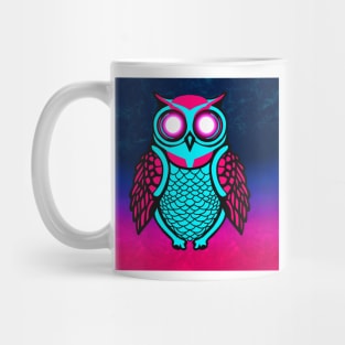 Synthwave owl Mug